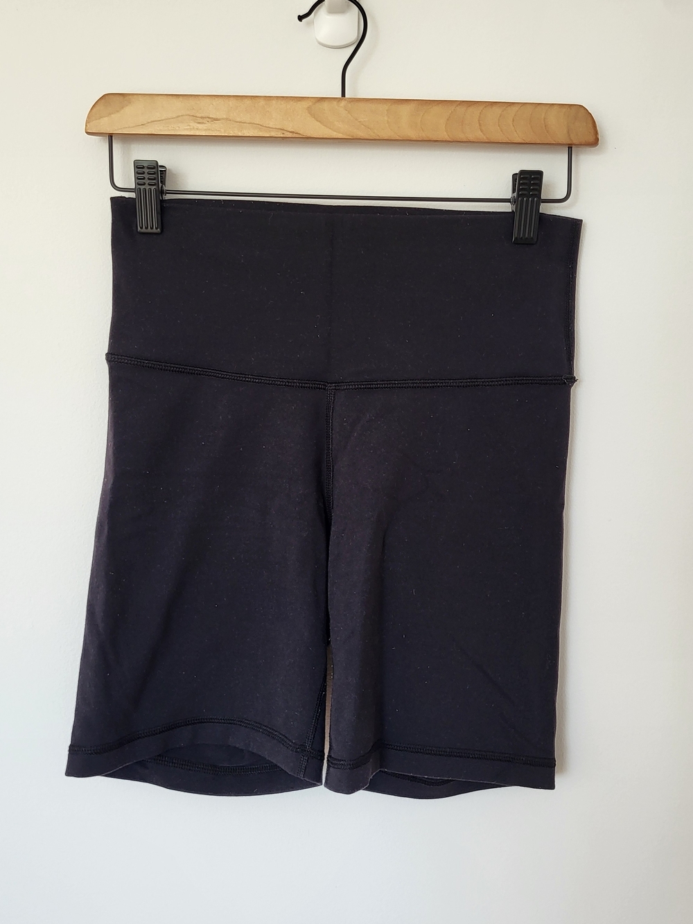 TNA Aritzia Black High-Rise Bike Shorts